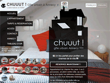 Tablet Screenshot of chuuut-annecy.com